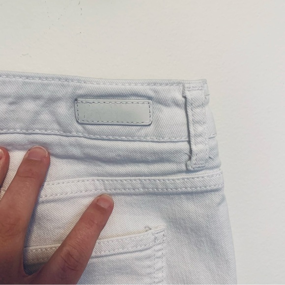 Women’s Boden White Denim 5 Pocket Bootcut Midrise Pants Size 8 - Picture 7 of 12